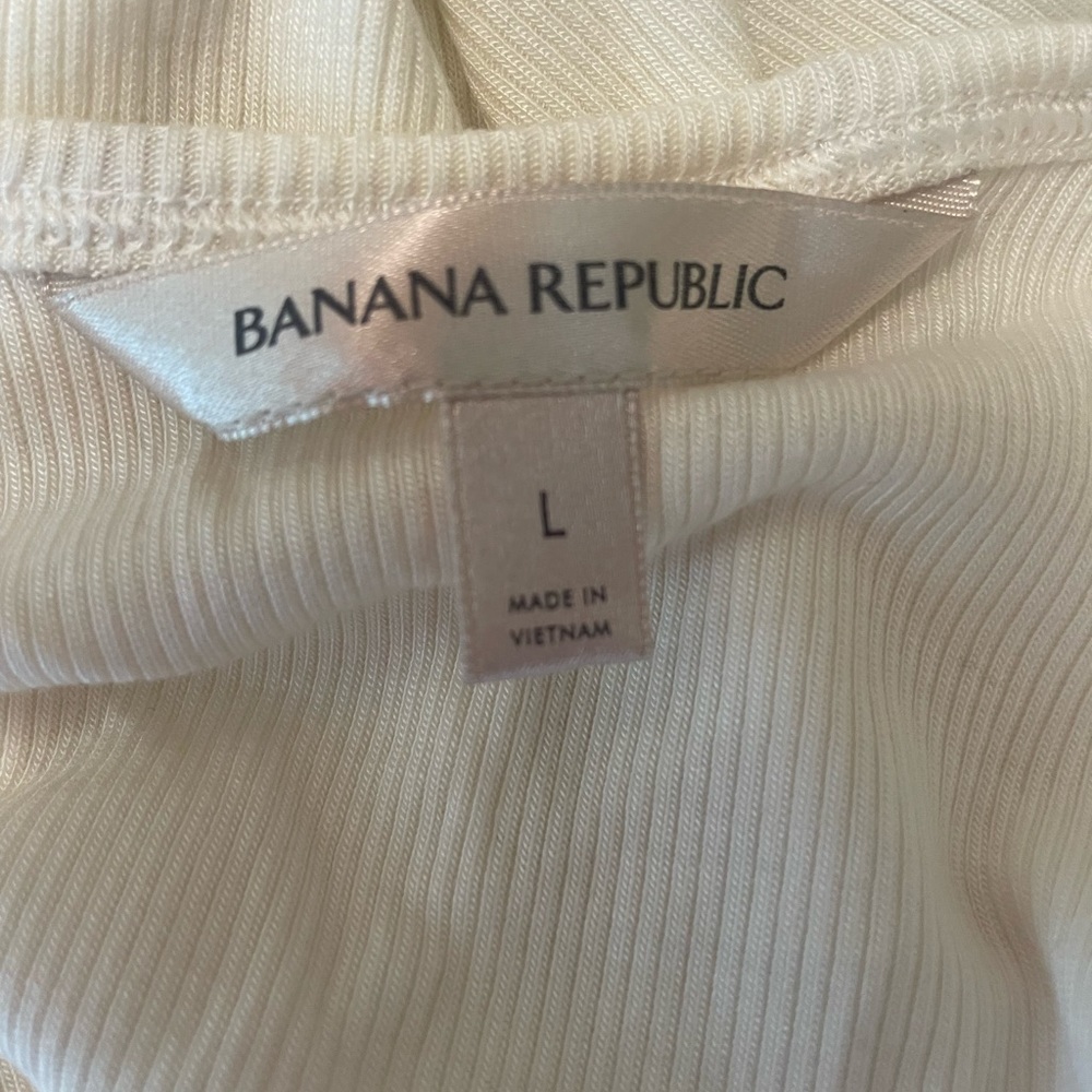 Banana republic cream loungewear set Never worn